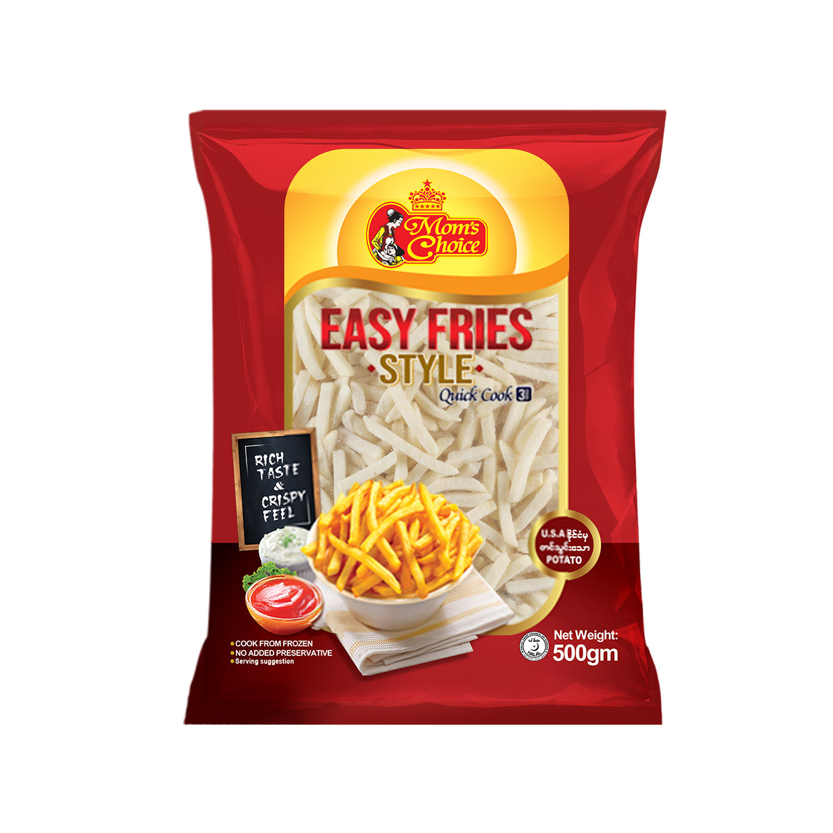Mom's Choice US Potato Shoestring 500g In-house Brand