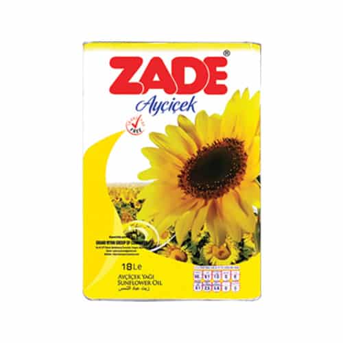 Zade Sunflower Oil 18ltr Turkey