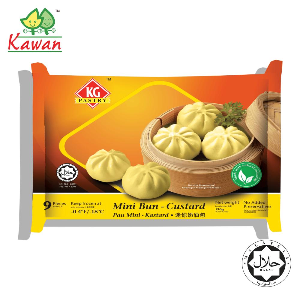 Kawan Mini Bun Custard 270g Malaysia