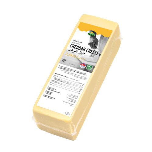 Arla Pro White Cheddar Block 2.5 kg Denmark