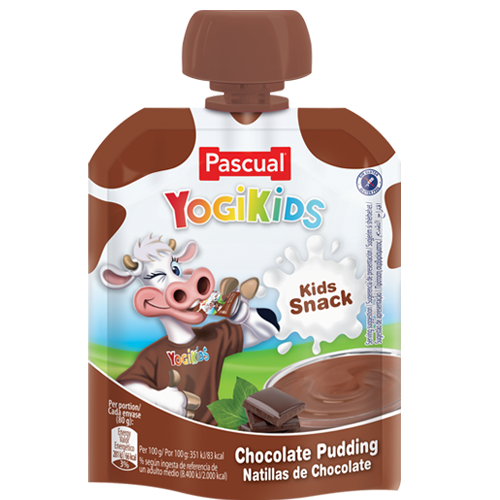 Pascual Yogikids Chocolate Pudding(Pouch) 80g Spain