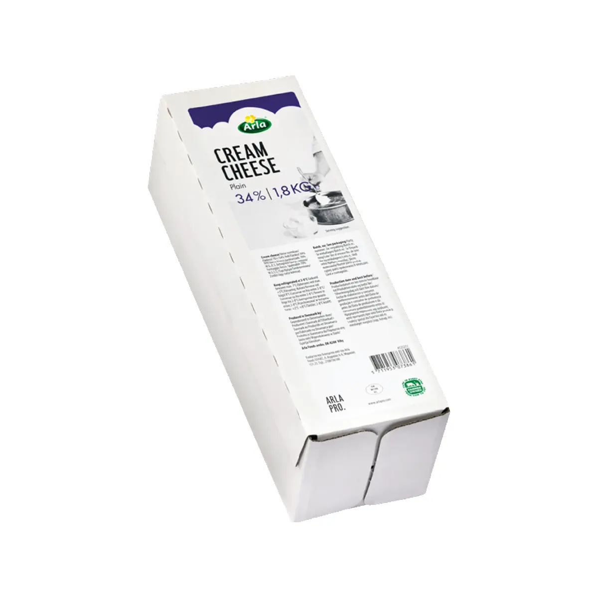 Arla Cream Cheese Plain Pro 1.8kg Denmark