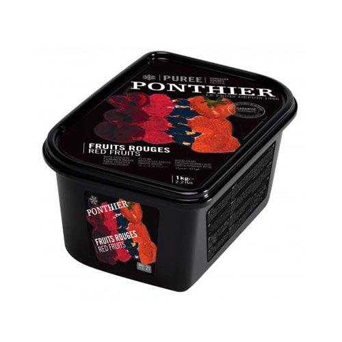 Ponthier Puree Mixed Red Fruits 1kg France