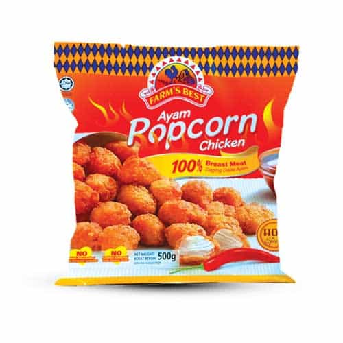 Farm's Best Chicken Popcorn Hot & Spicy 500g Malaysia