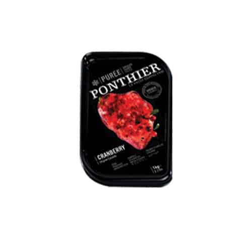 Ponthier Puree Cranberry 1kg France