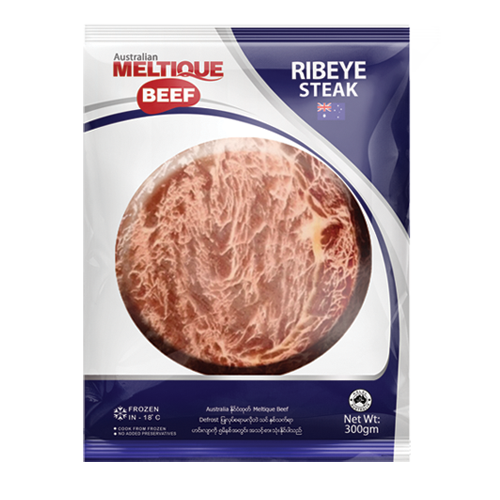 Meltique Ribeye Roll Steak Portion Cut 180g ~ 200g Australia