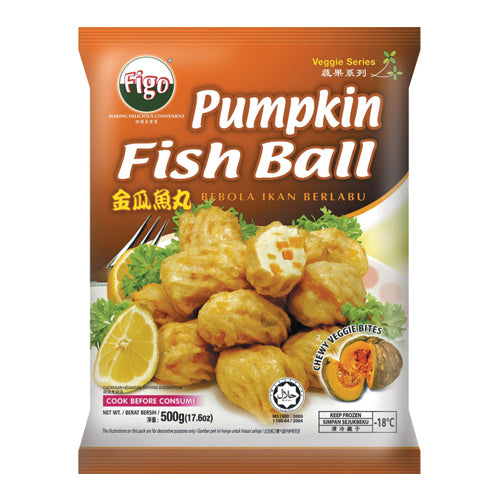 Figo Pumpkin Fish Ball 500g Malaysia